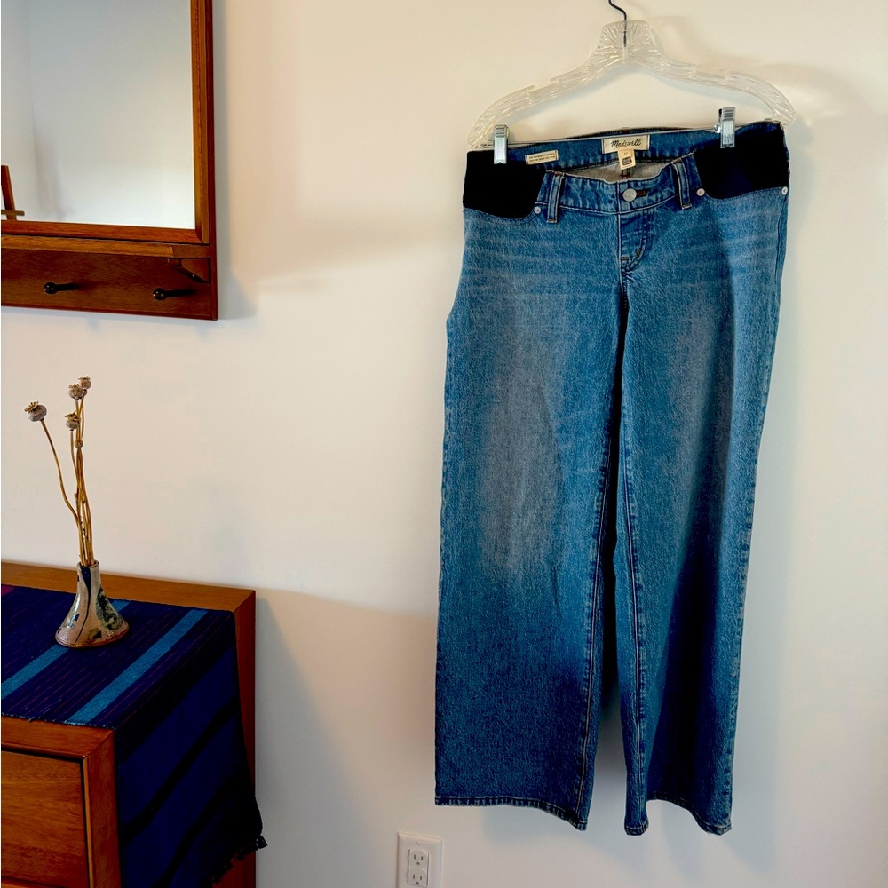 Madewell Perfect Vintage Wide Leg Maternity Jean in Enmore Wash